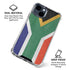 South Africa Flag Distressed iPhone 15 Clear Case